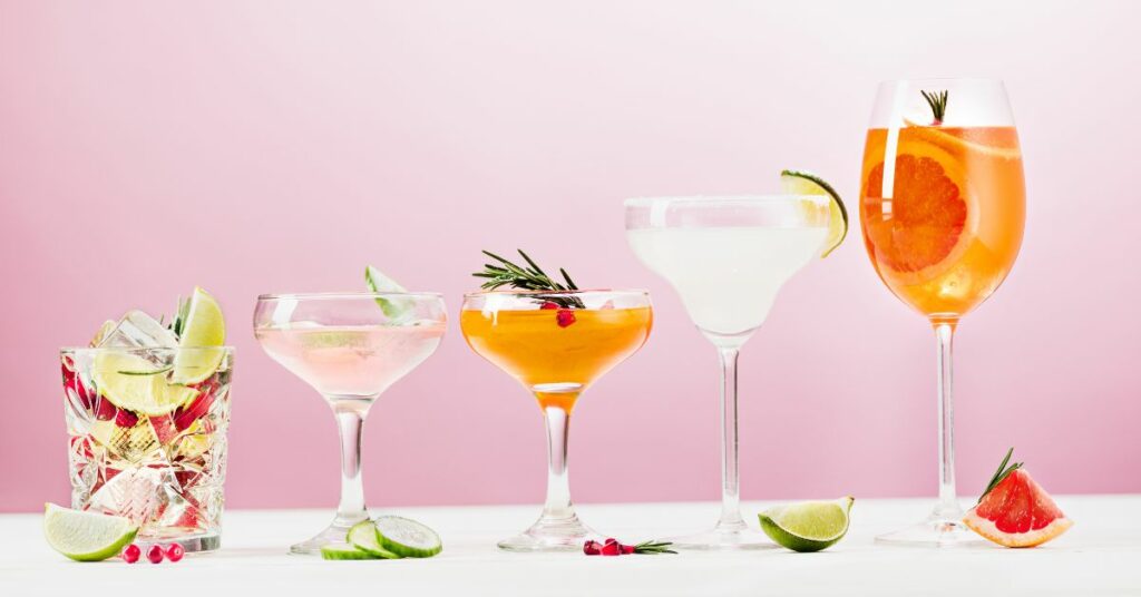 Differences Between Martini Glasses And Margarita Glasses