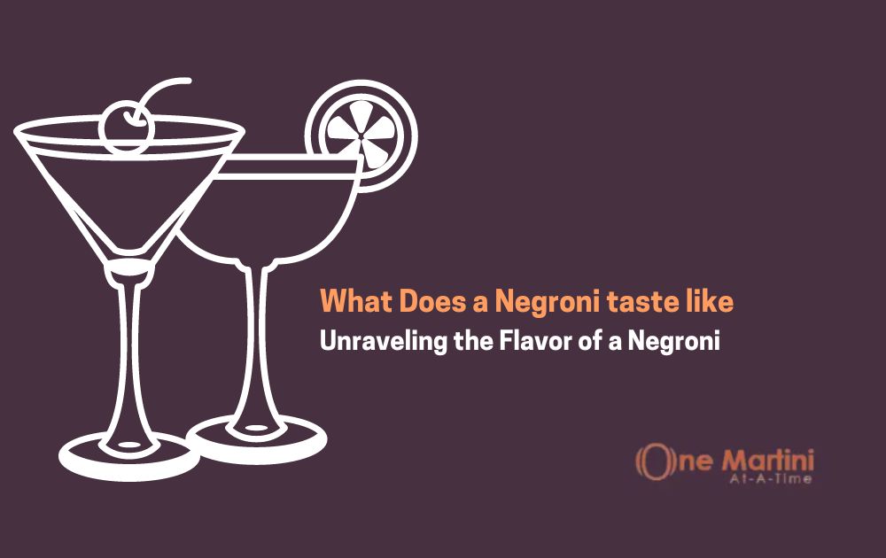 What Does A Negroni Taste Like
